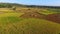 Aerial Harvester Rice Field
