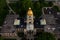 Aerial of Historic Cabell County Courthouse - Downtown Huntington, West Virginia