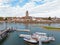 Aerial from the historical town Deventer in the Netherlands