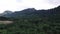 Aerial of the Ho?omaluhia Botanical Garden in Hawaii