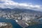 Aerial of Honolulu Harbor and Cityscape