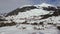 Aerial of houses in a valley, Gstaad