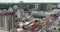 Aerial hyperlapse view of London, Ontario, Canada in spring 4K