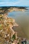 An aerial image of Alberta, Canada