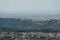 Aerial image of with the caldera named Lago Albano Lake Albano