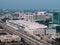 Aerial image of the George R Brown Convention Center Houston Tex