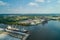 Aerial image of Lake Charles port harbor