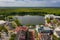 Aerial image Lake Rianhard Celebration Florida USA