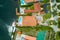 Aerial image of luxury homes for sale