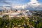 Aerial image Mercedes Benz Arena Downtown Atlanta