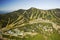 Aerial image of Mt. Washington alpine ski resort, BC, Canada