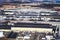 Aerial image of an oil refinery, Cherry Point, Bellingham, Washington, USA