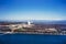 Aerial image of an oil refinery, Cherry Point, Bellingham, Washington, USA