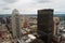 Aerial image of the PNC Bank and Mercer Building Downtown Des Mo