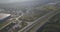 Aerial of Intercity highway Township near Domodedovo airport 4k 4096 x 2160