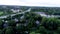 Aerial of Interstate highway 476 Blue Route in Radnor Township, Villanova, Pennsylvania