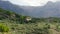 AERIAL: Jungle Mountains on Tropical Island Mallorca, Spain on Sunny Day Vacation, Travel, Sunny, Waves