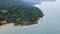 Aerial of Klong Prao beach at Koh Chang