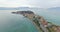 Aerial: Lake Garda Palazzo, Italy