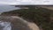 Aerial landscape of Australian coast, at the Cape Paterson to Inverloch section