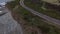 Aerial landscape of Australian coast, at the Cape Paterson to Inverloch section