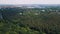 Aerial landscape of forest view in Grunewald Berlin