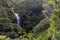 Aerial Landscape of Karekare Falls New Zealand