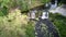 Aerial Landscape of the Keila Waterfall Estonia Located on Keila River in Harju County.