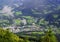 Aerial landscape of a little village in Berchtesgadener Land, Bavaria, Germany.