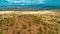 Aerial landscape of the masaai land in Tanzania