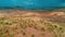 Aerial landscape of the masaai land in Tanzania