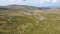 Aerial landscape near Cherni Vrah peak at Vitosha Mountain, Bulgaria