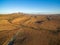 Aerial landscape of The Outback Highway.