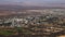 Aerial landscape shot of the Prince Albert town in South Africa