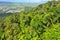 Aerial landscape view of Barron Gorge National Park in Queensland Australia