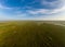 Aerial large format photo Florida Everglades swampland scene