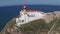 Aerial from the lighthouse Cabo Vicente near Sagres Portugal