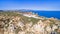 Aerial from the lighthouse in Lagos Portugal