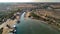 Aerial Liopetri river, Famagusta, Cyprus