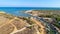 Aerial Liopetri river, Famagusta, Cyprus