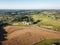 Aerial of Loganville, Pennsylvania around Lake Redman and Lake W