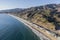 Aerial of Los Angeles County Beach Houses