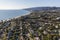 Aerial Los Angeles Ocean View Neighborhood