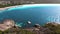 Aerial, Lucky bay in Esperance's Cape le Grande national park, Australia Tourism