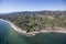 Aerial Malibu Cove Colony California