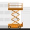 Aerial man scissor lift crane