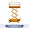 Aerial man scissor lift crane