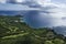 Aerial of Maui coastline.