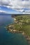 Aerial of Maui, Hawaii coast