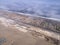 Aerial media over Lima Peru, Pan American highway. One of the most important highway in America crossing south to north.